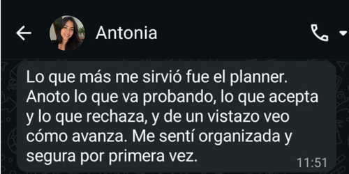 Testimonio de Antonia, mamá de Isabella
