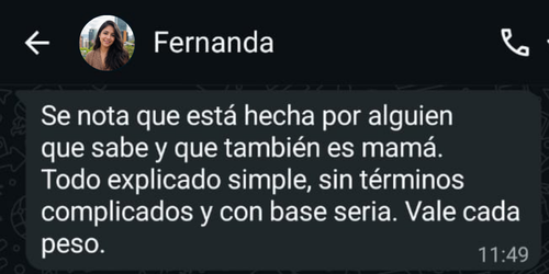 Testimonio de Fernanda, mamá de Thiago
